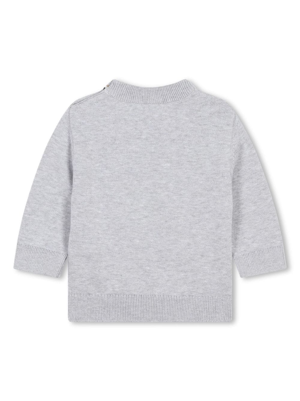 Gray baby sweater