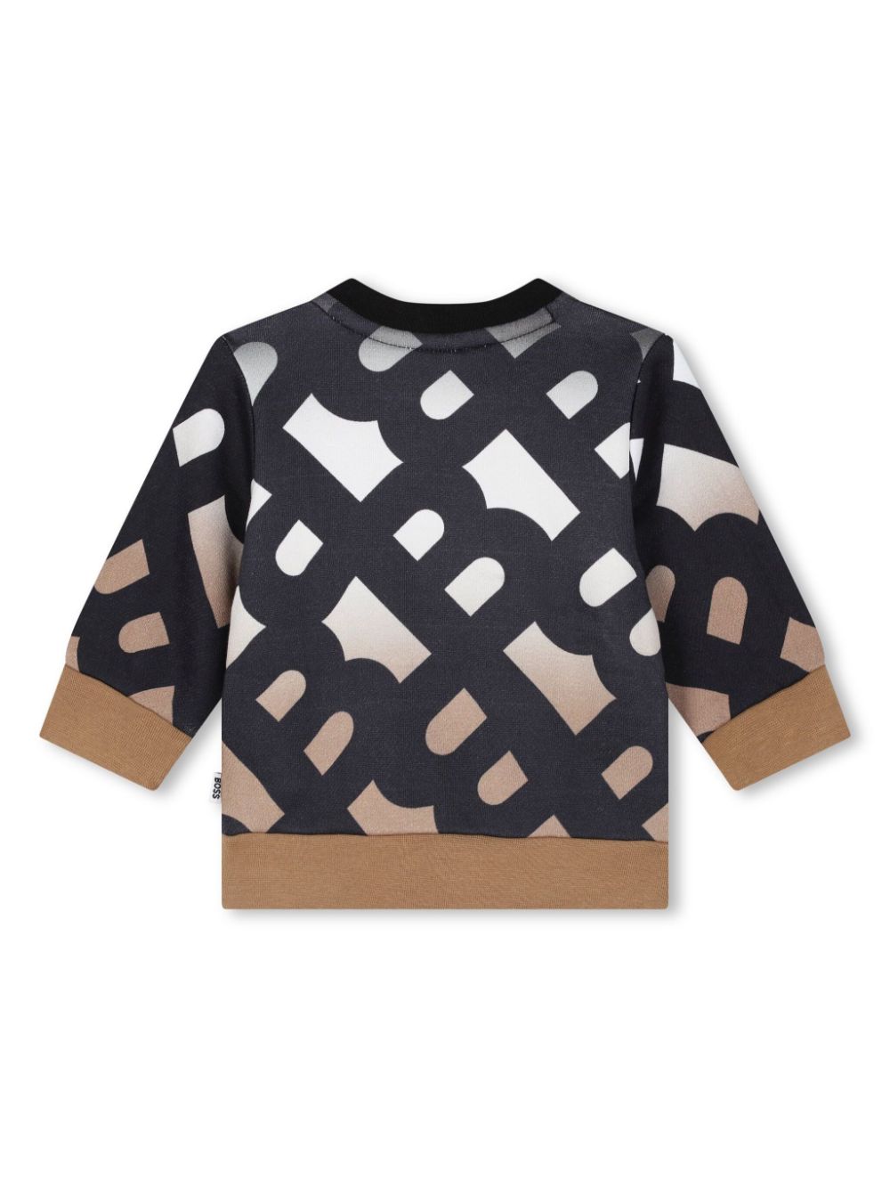 Baby shaded monogram sweatshirt