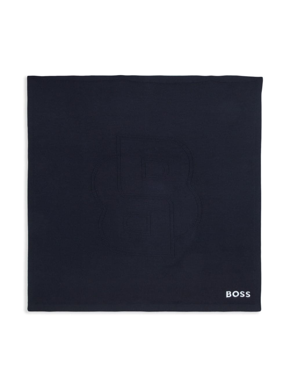 Coperta blu logo ricamo