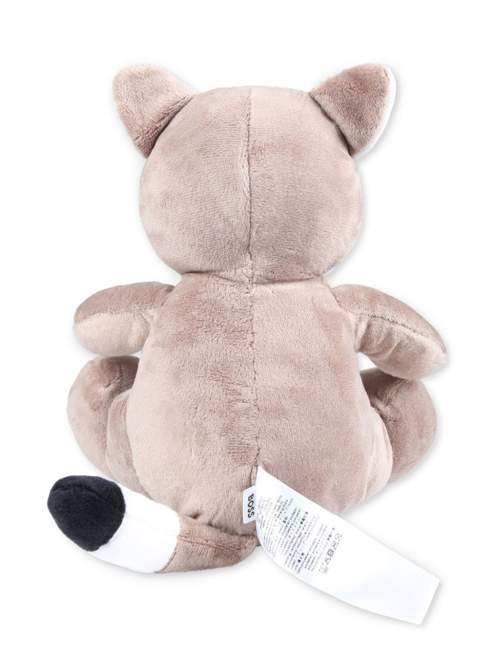 Peluche marrone logo ricamo