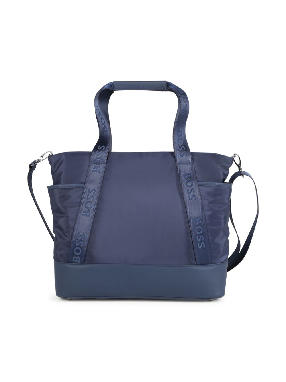 Blue Mom Bag with Logo Handles