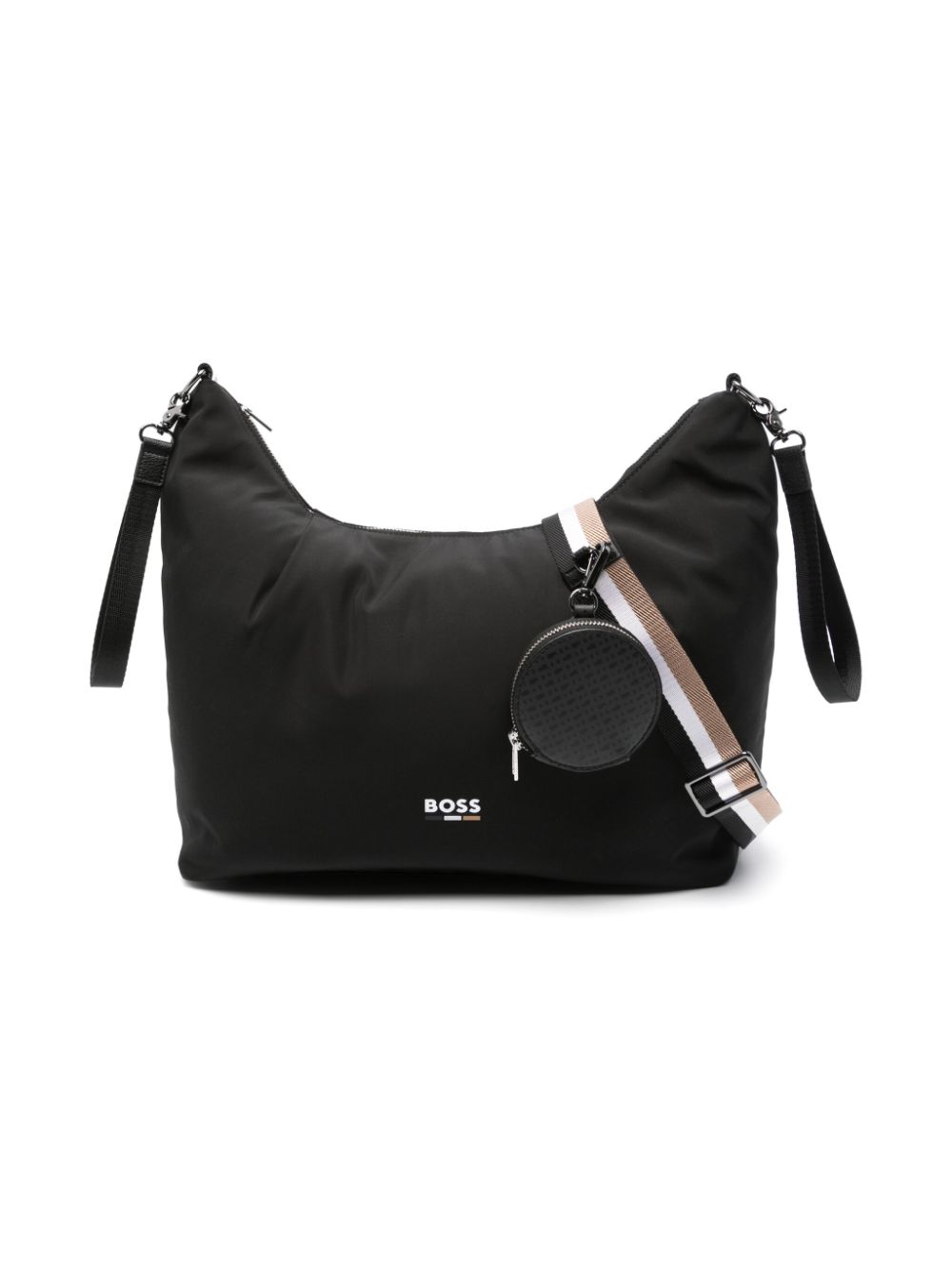 Black mommy bag with coin purse