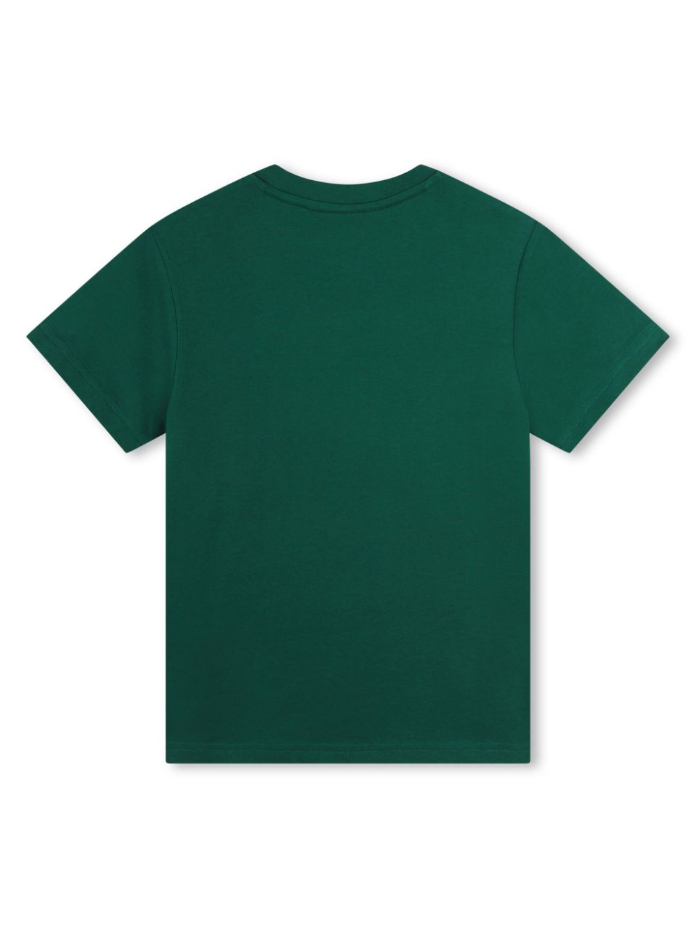 Green T-shirt with logo print