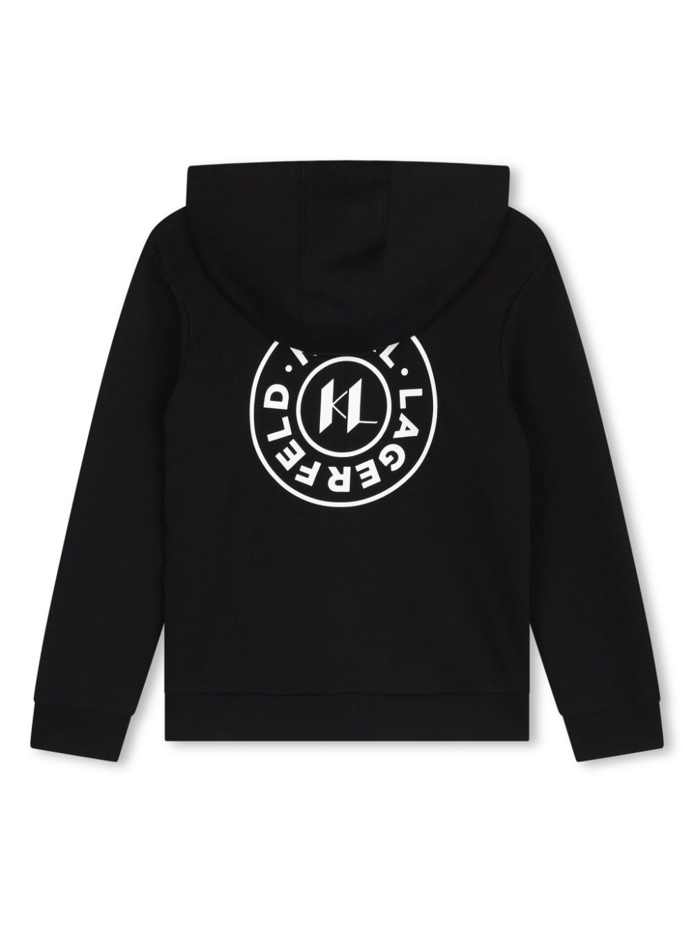 Black sweatshirt with retro logo