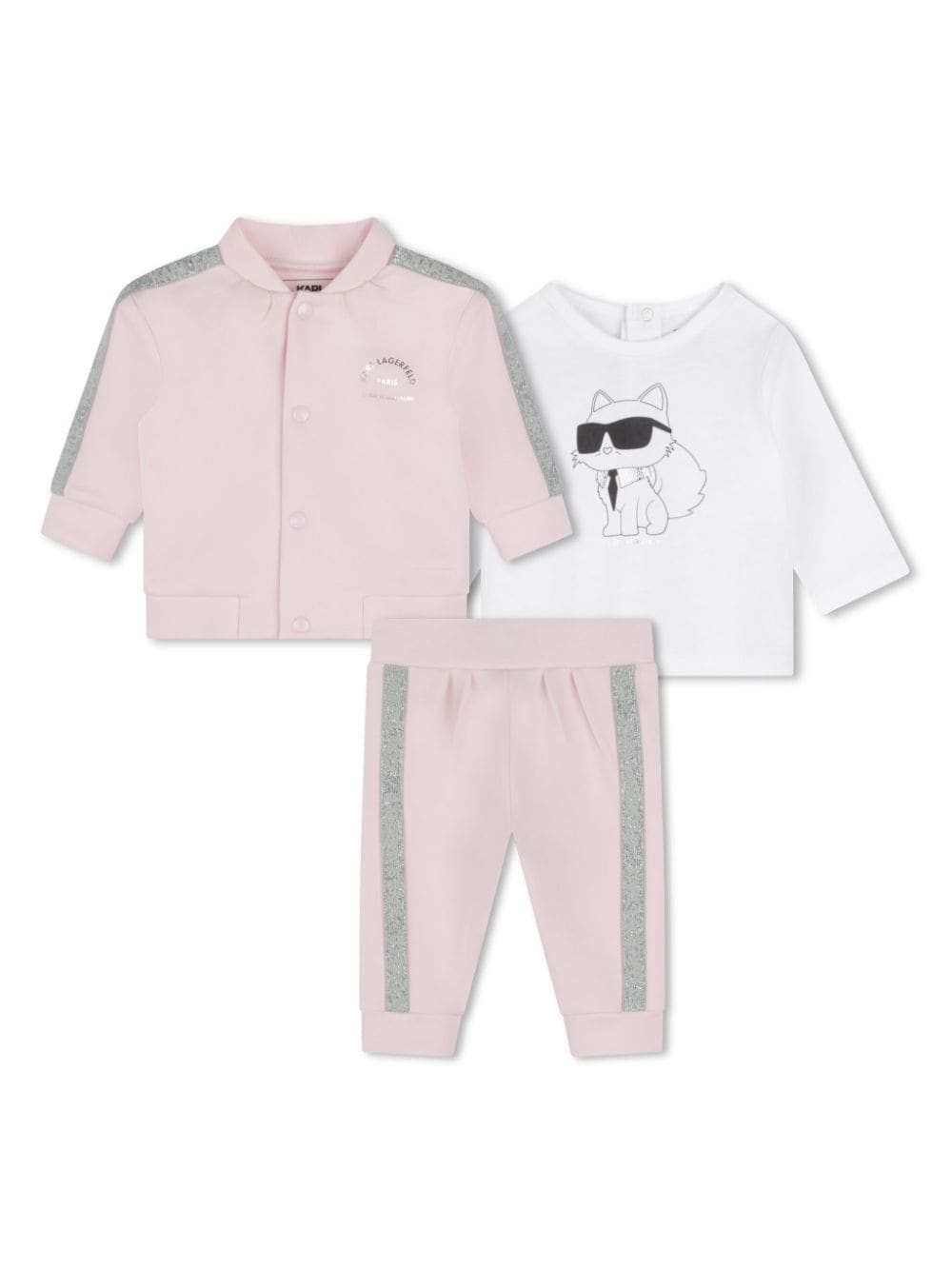 Pink sports set (3pcs)