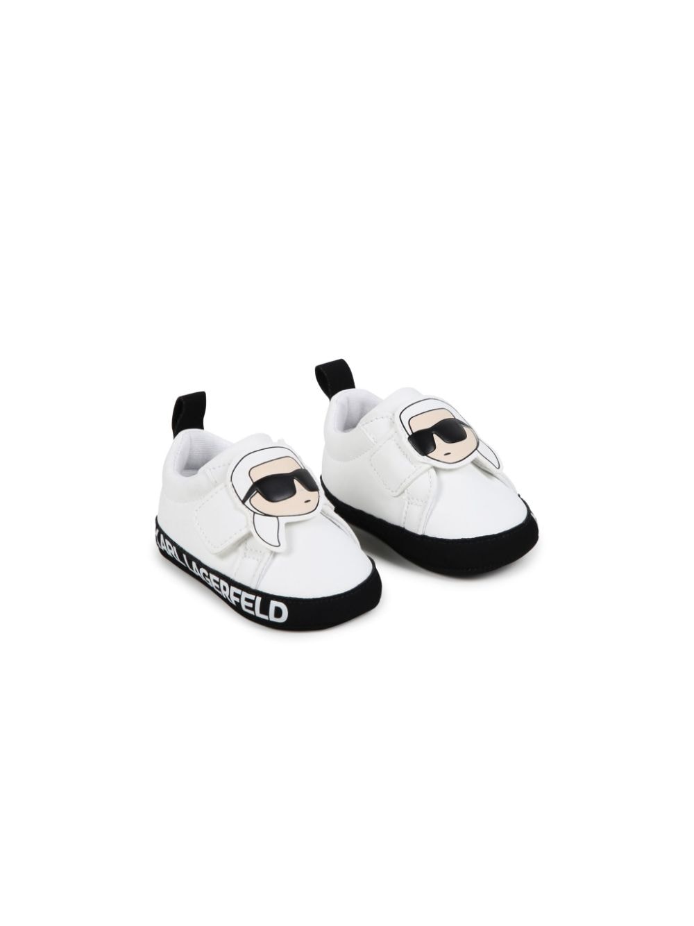 Scarpe bianche Ikonik Karl neonato