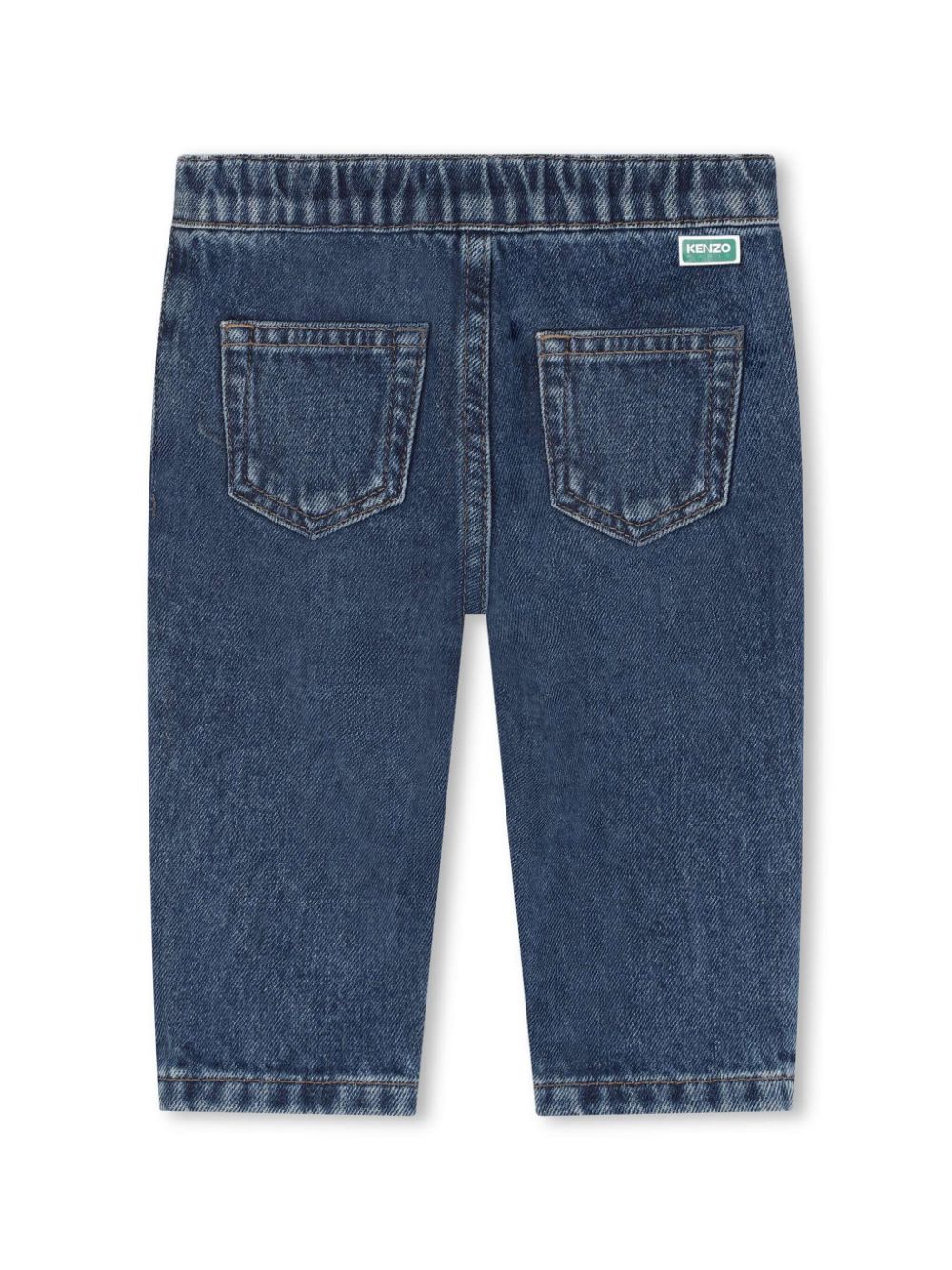 Jeans blu denim neonato