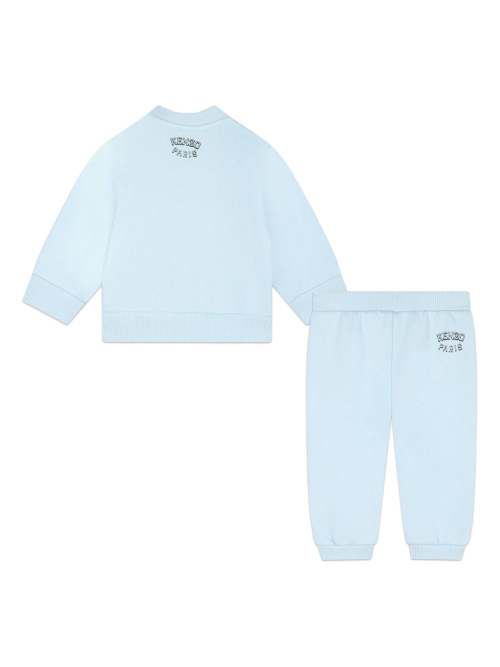 Baby tiger logo baby blue outfit (2pcs)