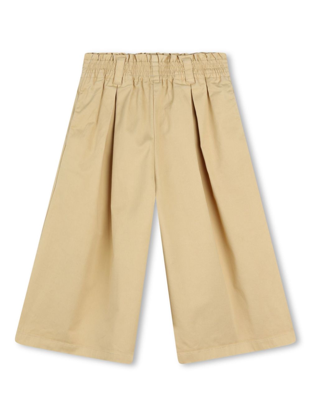 Flared sand trousers