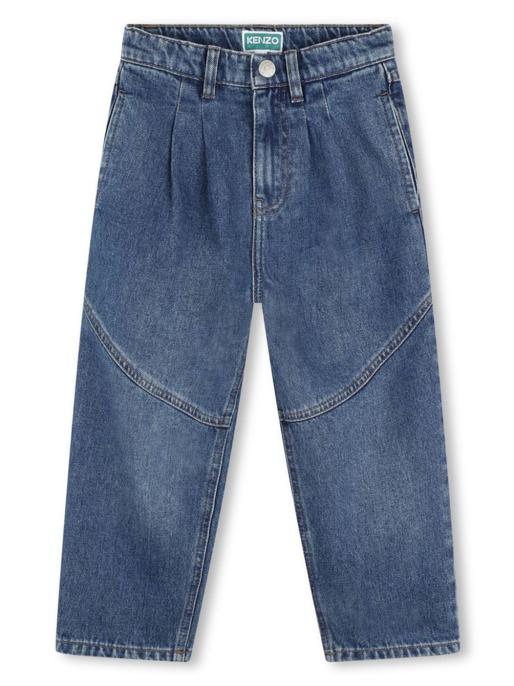 Jeans blu denim elasticizzato