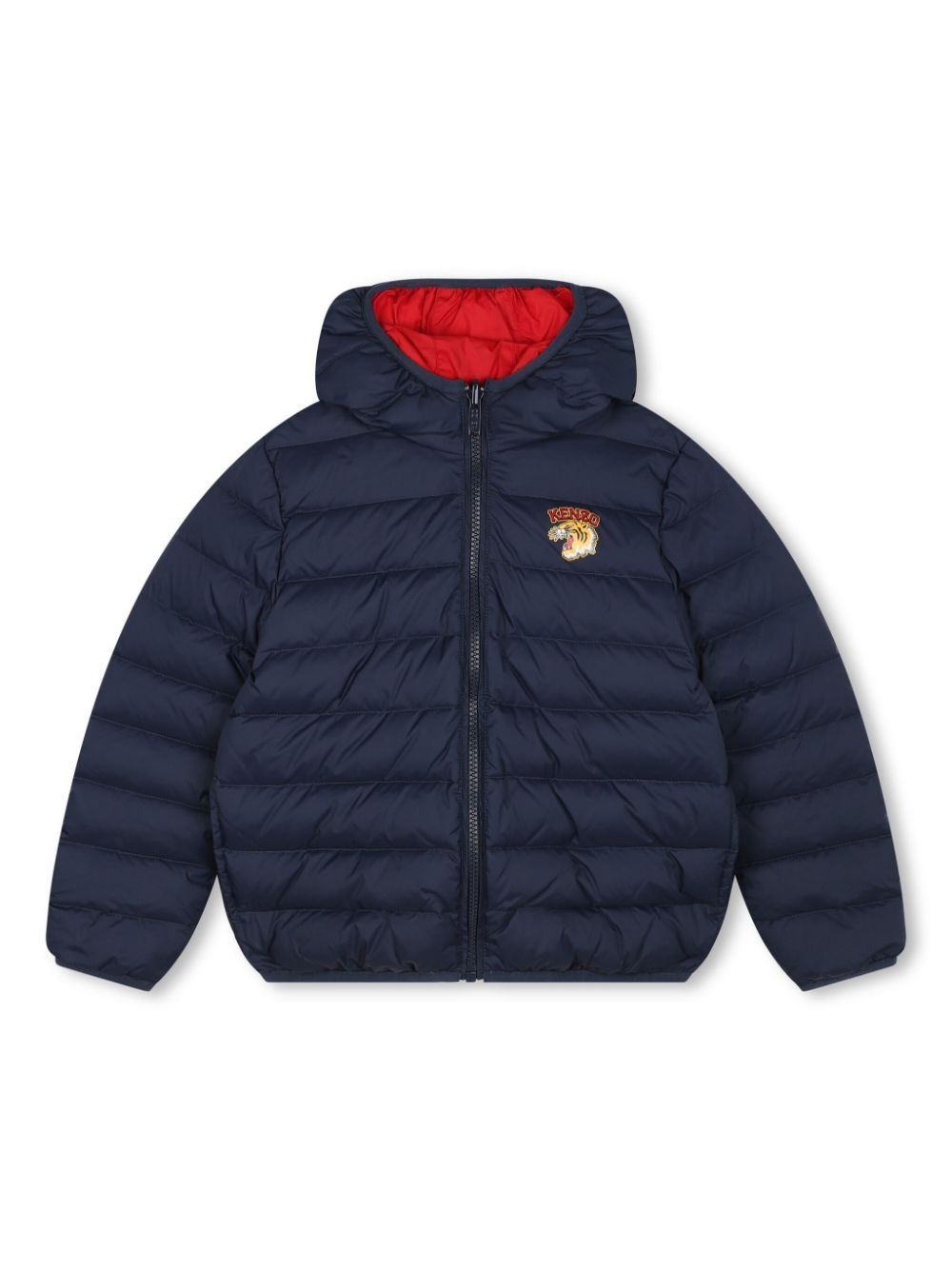 Blue/Red Reversible Down Jacket