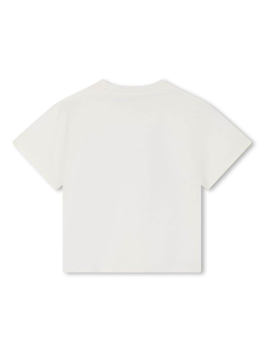 Ivory T-shirt circular logo