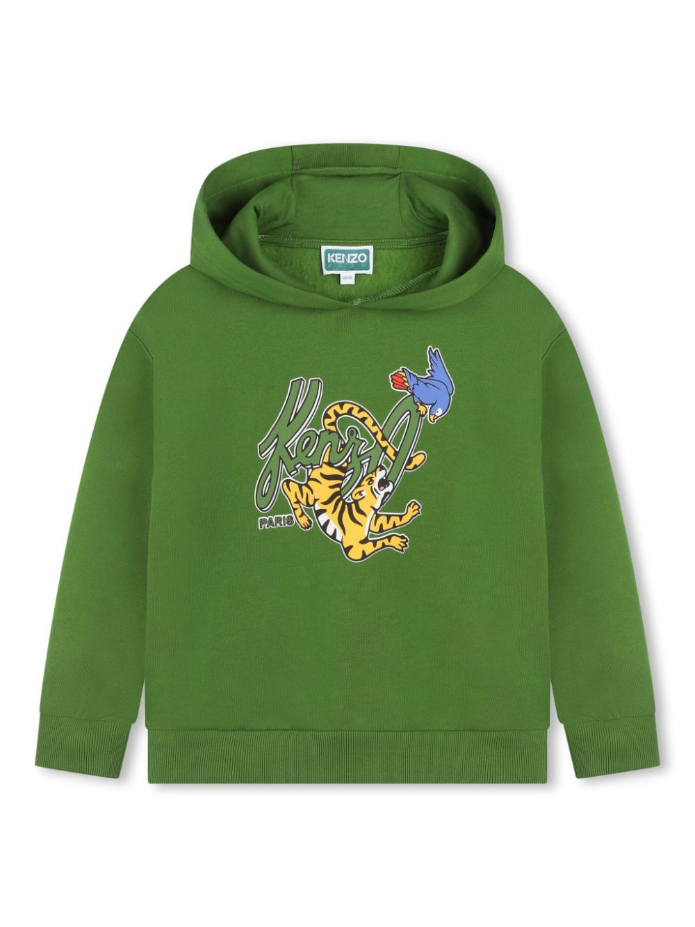 Green sweatshirt with front logo