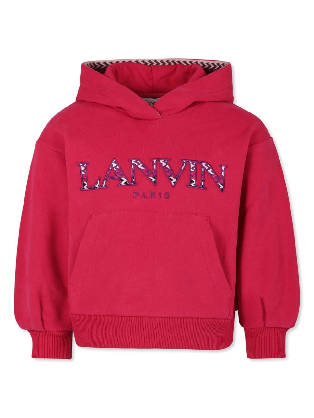 Raspberry Sweatshirt Logo Weave Crub