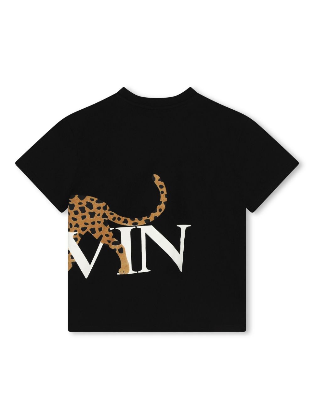 T-shirt nera logo jaguar