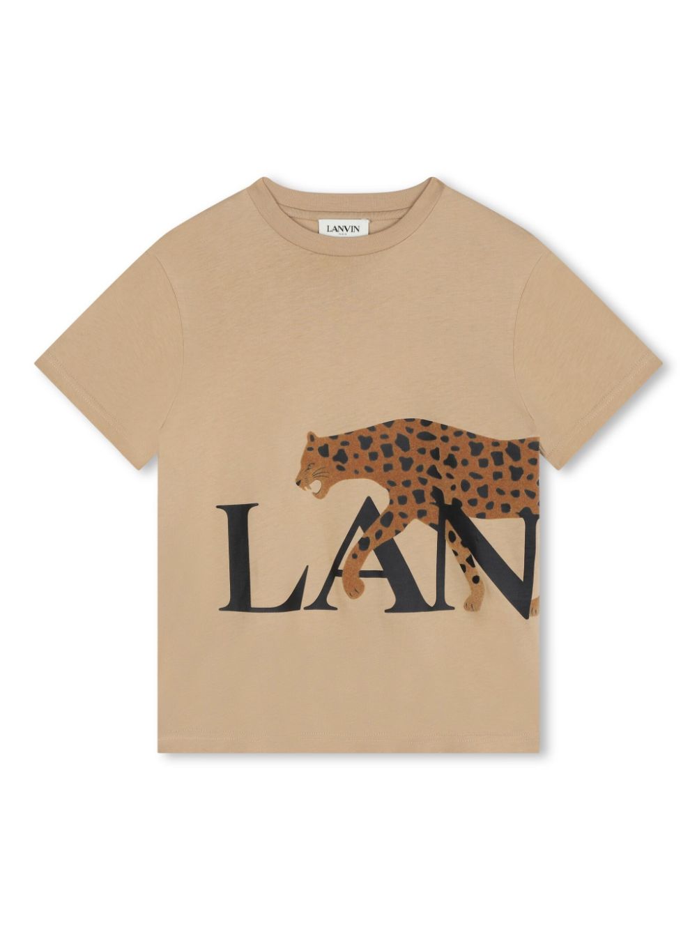 Beige Jaguar Logo T-Shirt