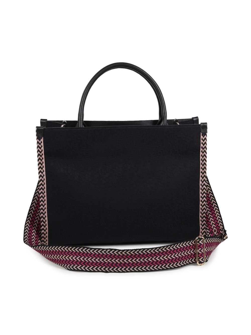 Black shoulder bag Crub pink