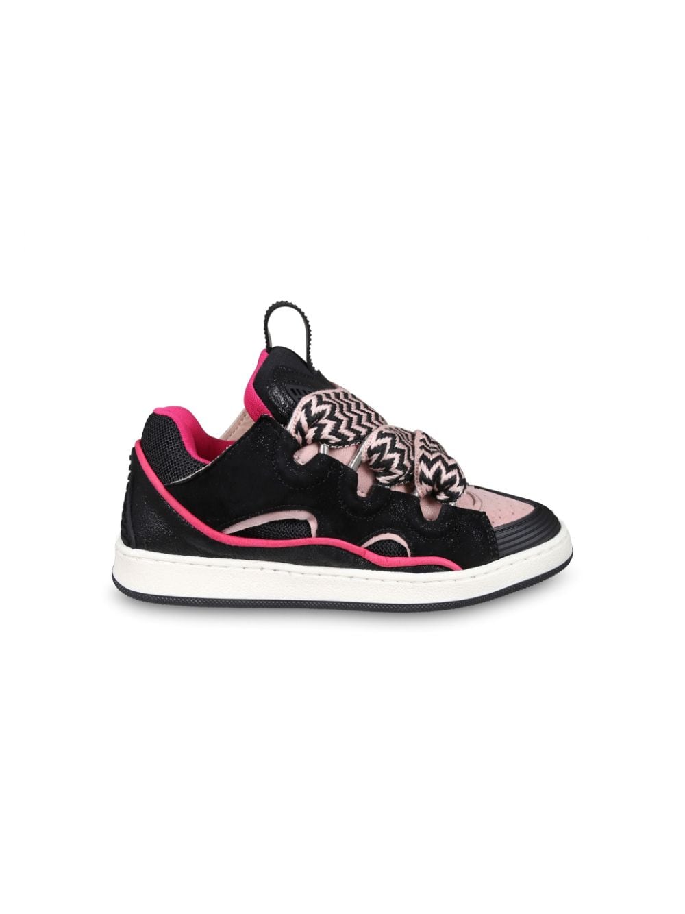 Black/Pink Crub Sneaker