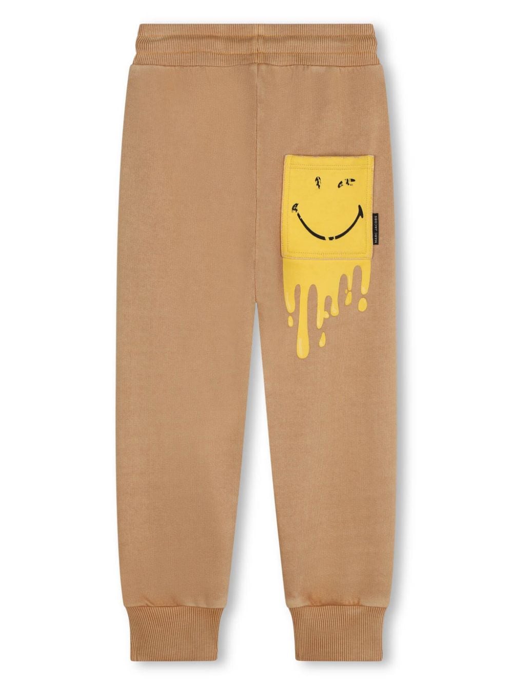 Brown tracksuit with smiley back pocket