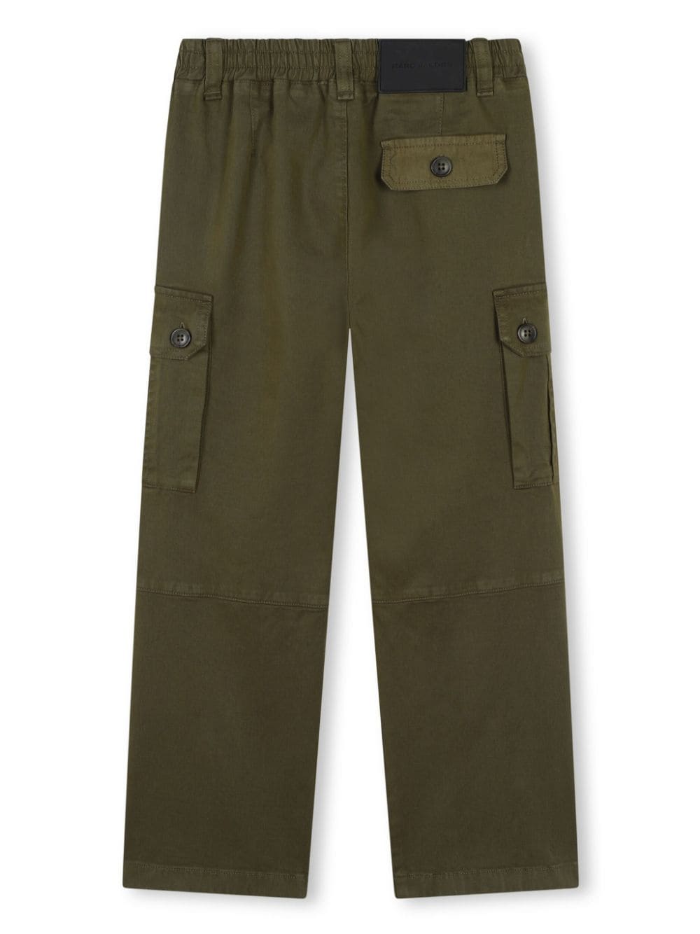 Military green trousers with pockets