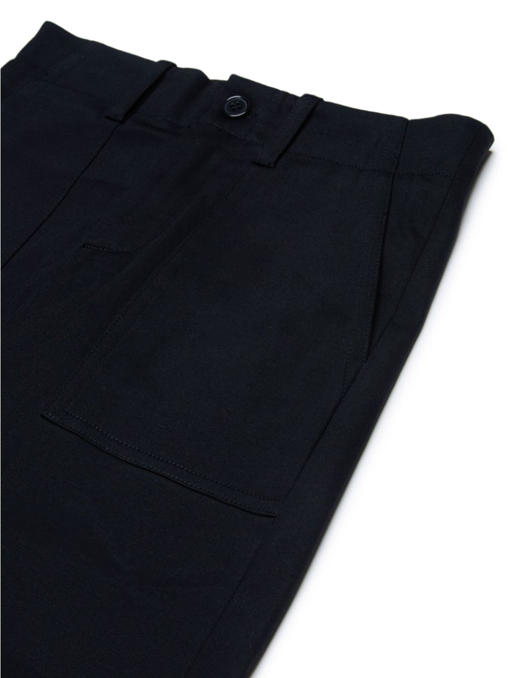 Pantalone nero gambe larghe