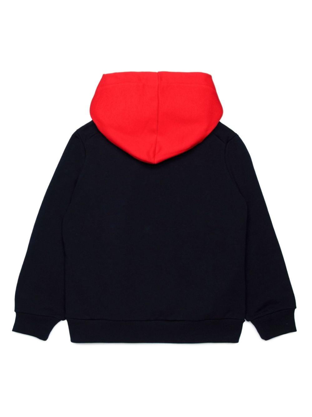 Black/red sweatshirt with lettering logo