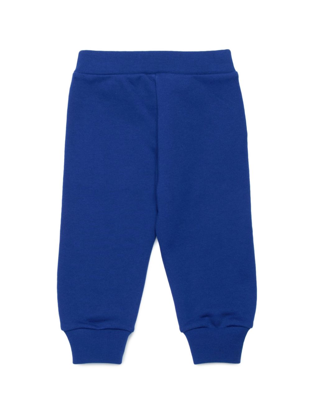 Blue tracksuit with vertical logo for newborns