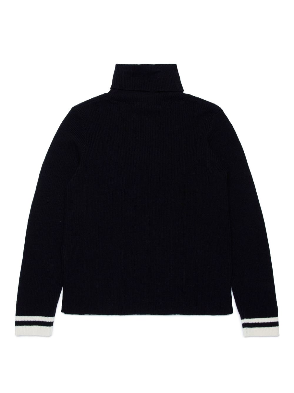 Black ribbed turtleneck