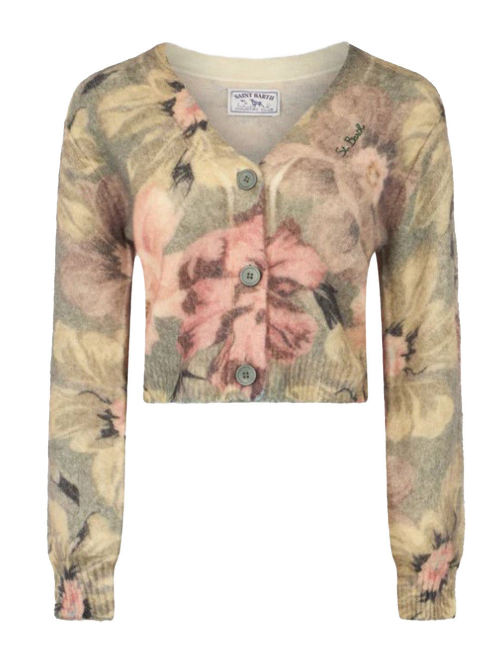 Cardigan Lyza  fantasia floreale LYZ0007 00139G MC2 SAINT BARTH 
