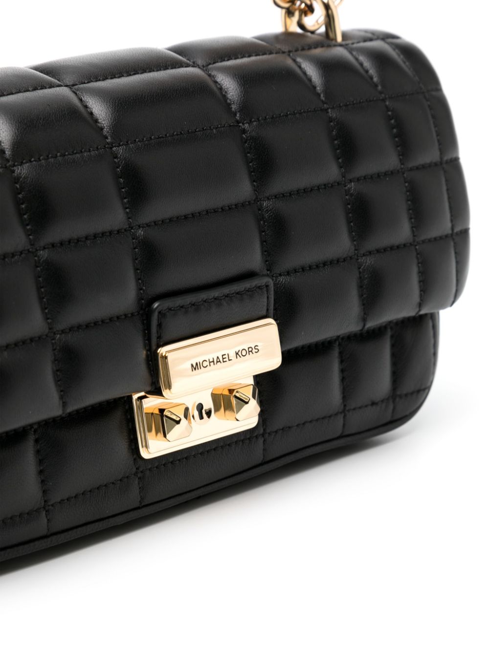 Tribeca Large Quilted Bag Black