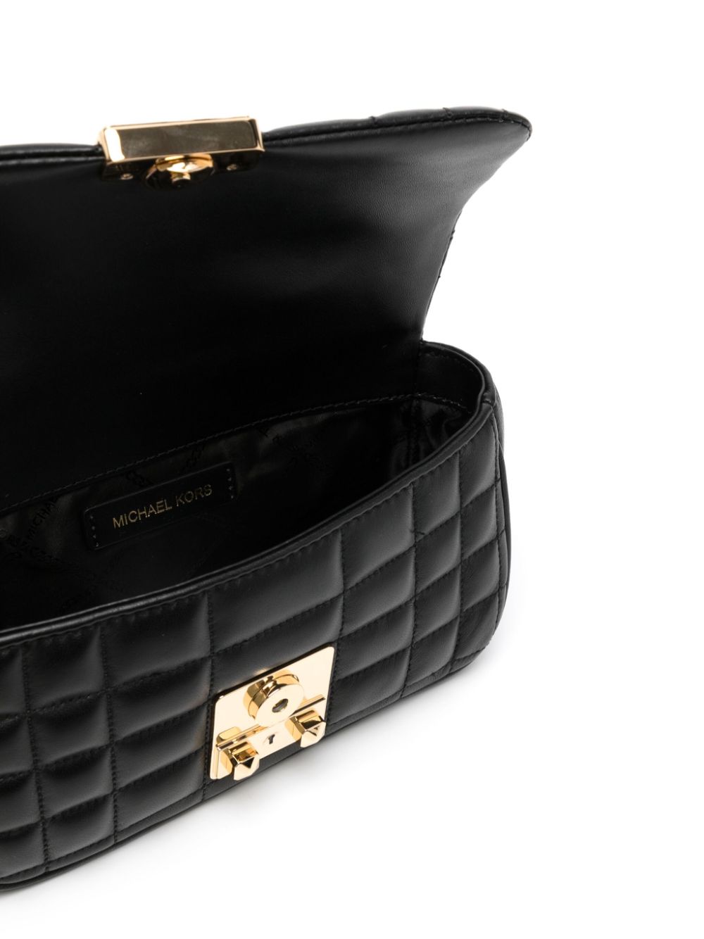 Tribeca Large Quilted Bag Black