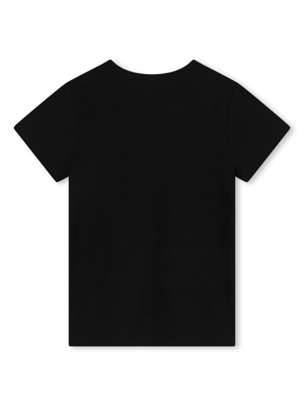 Black logo print t-shirt