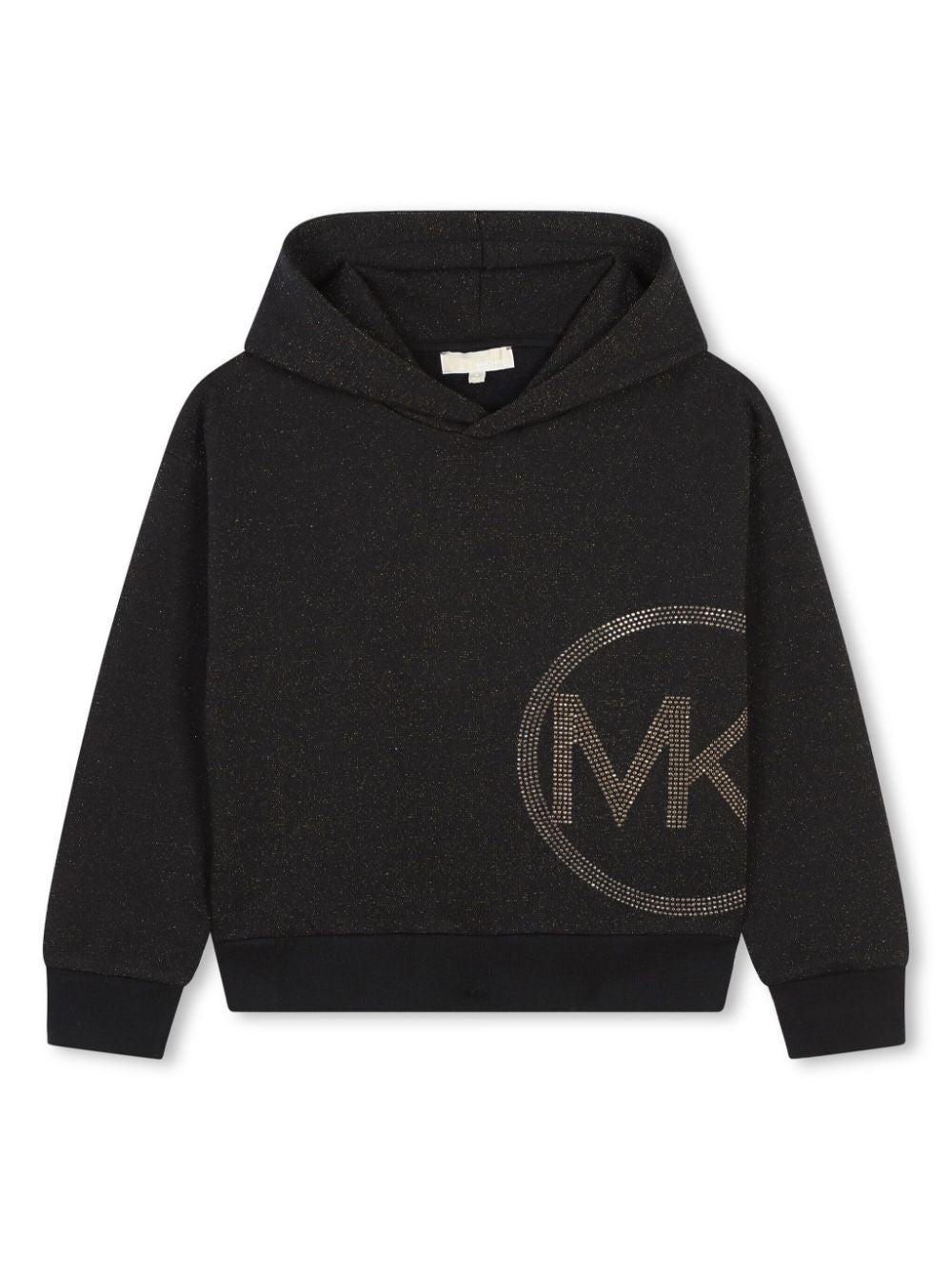 Black rhinestone monogram sweatshirt