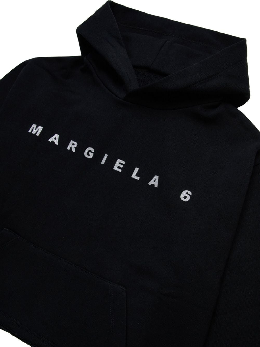 Black sweatshirt with lettering logo