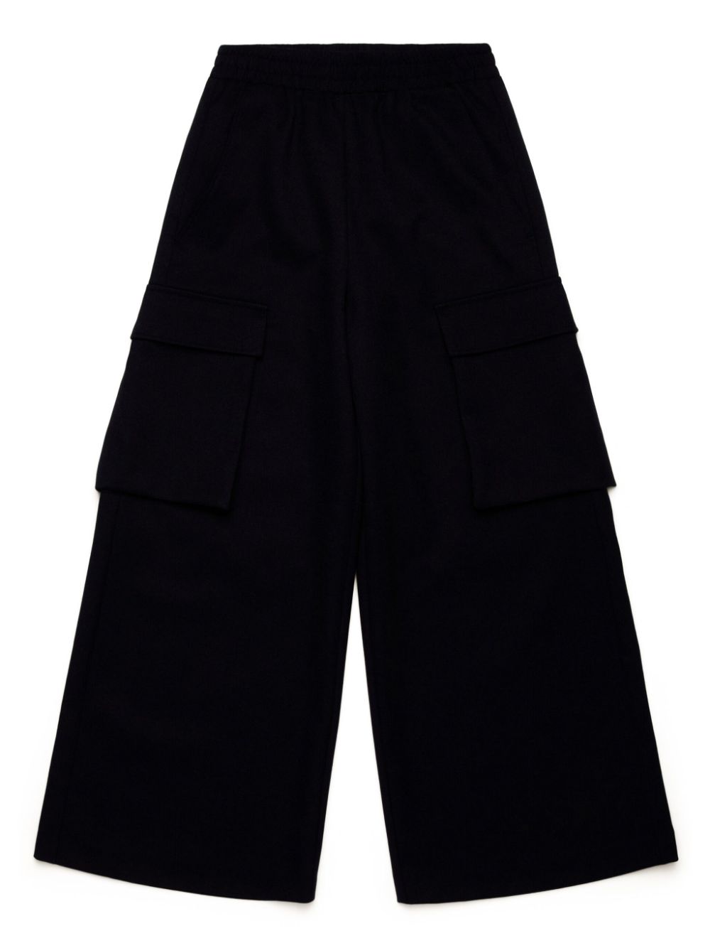 Black cargo style tracksuit pants