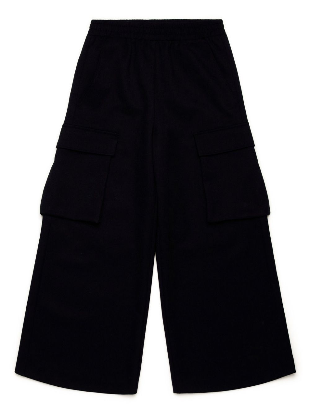 Black cargo style tracksuit pants