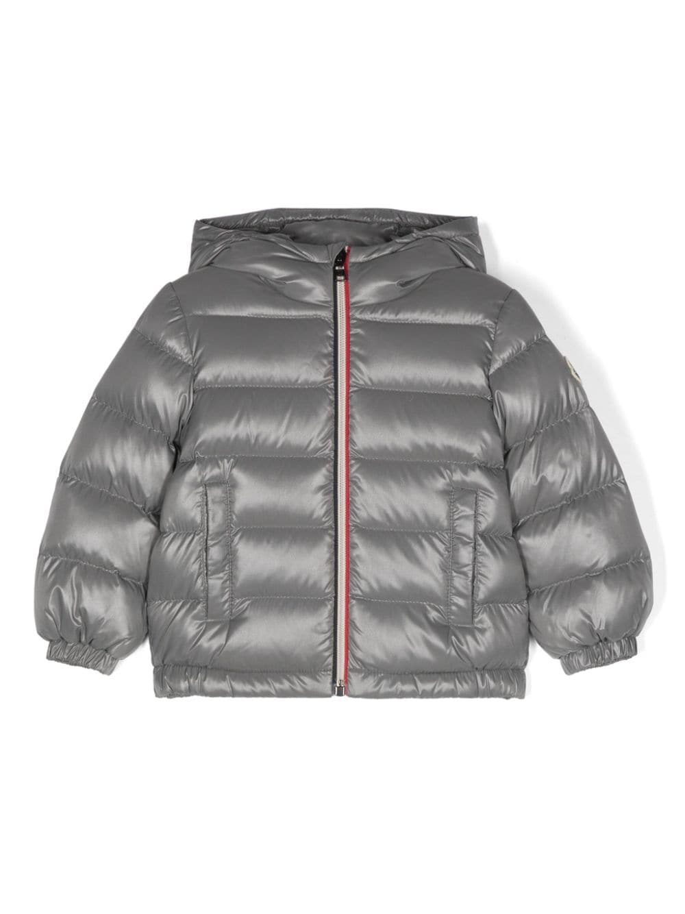 Nwe aubert grey satin baby jacket