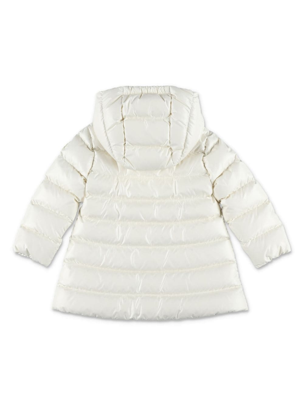 Ibida white long jacket for newborns