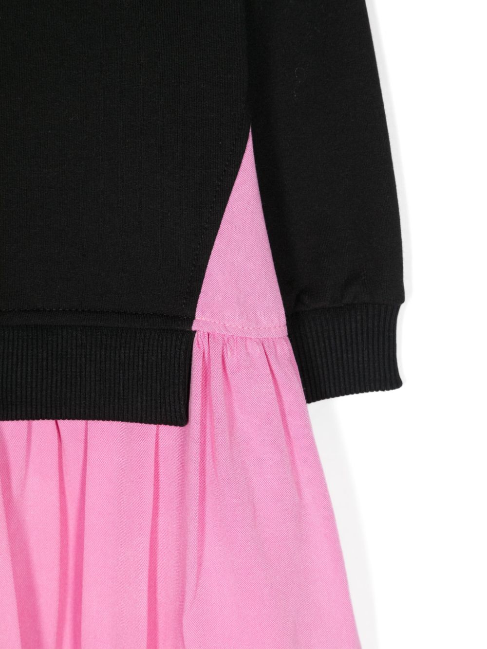 Black and pink dress/sweatshirt with flowers