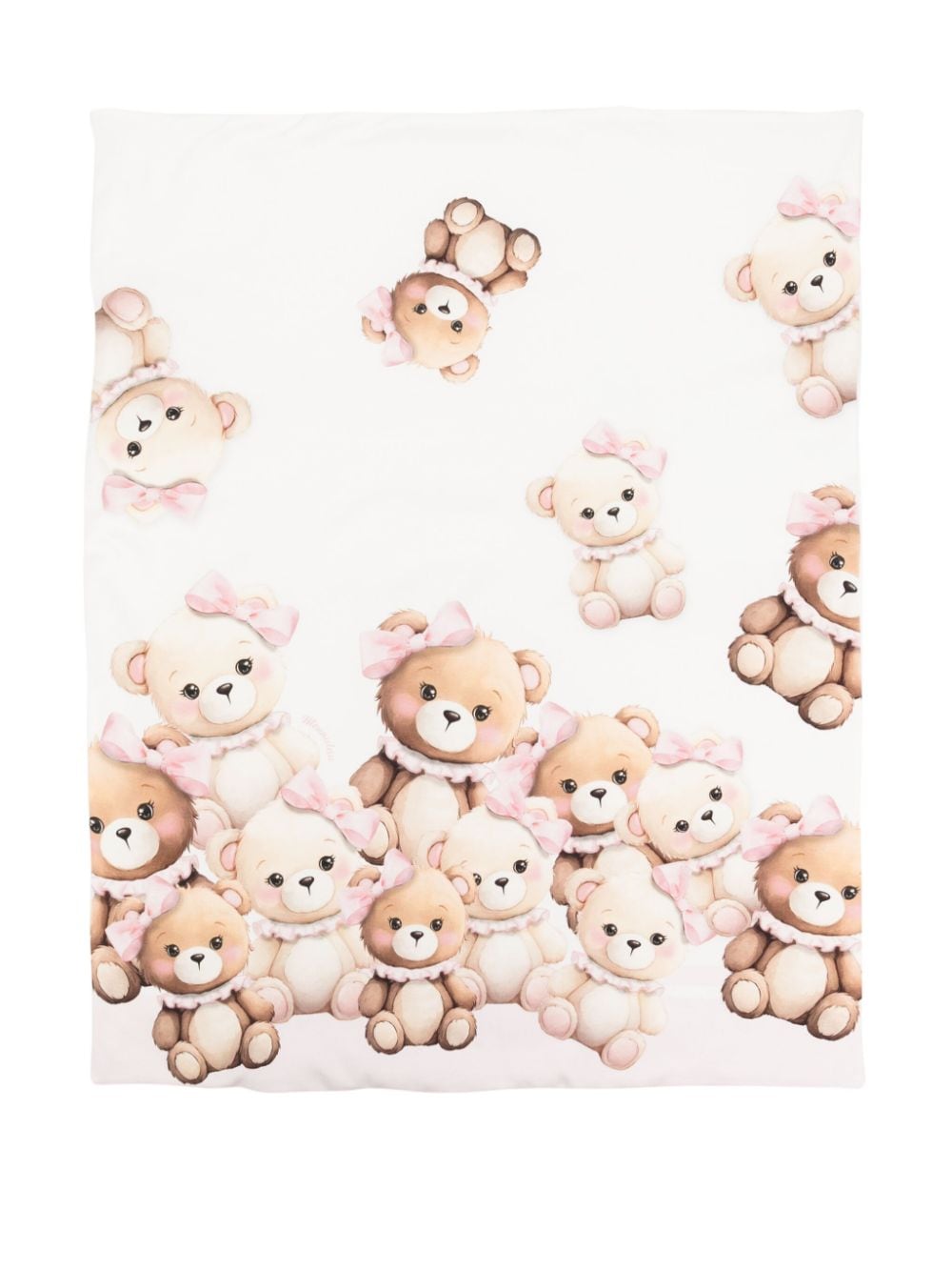 Cream all-over Teddy Bear blanket