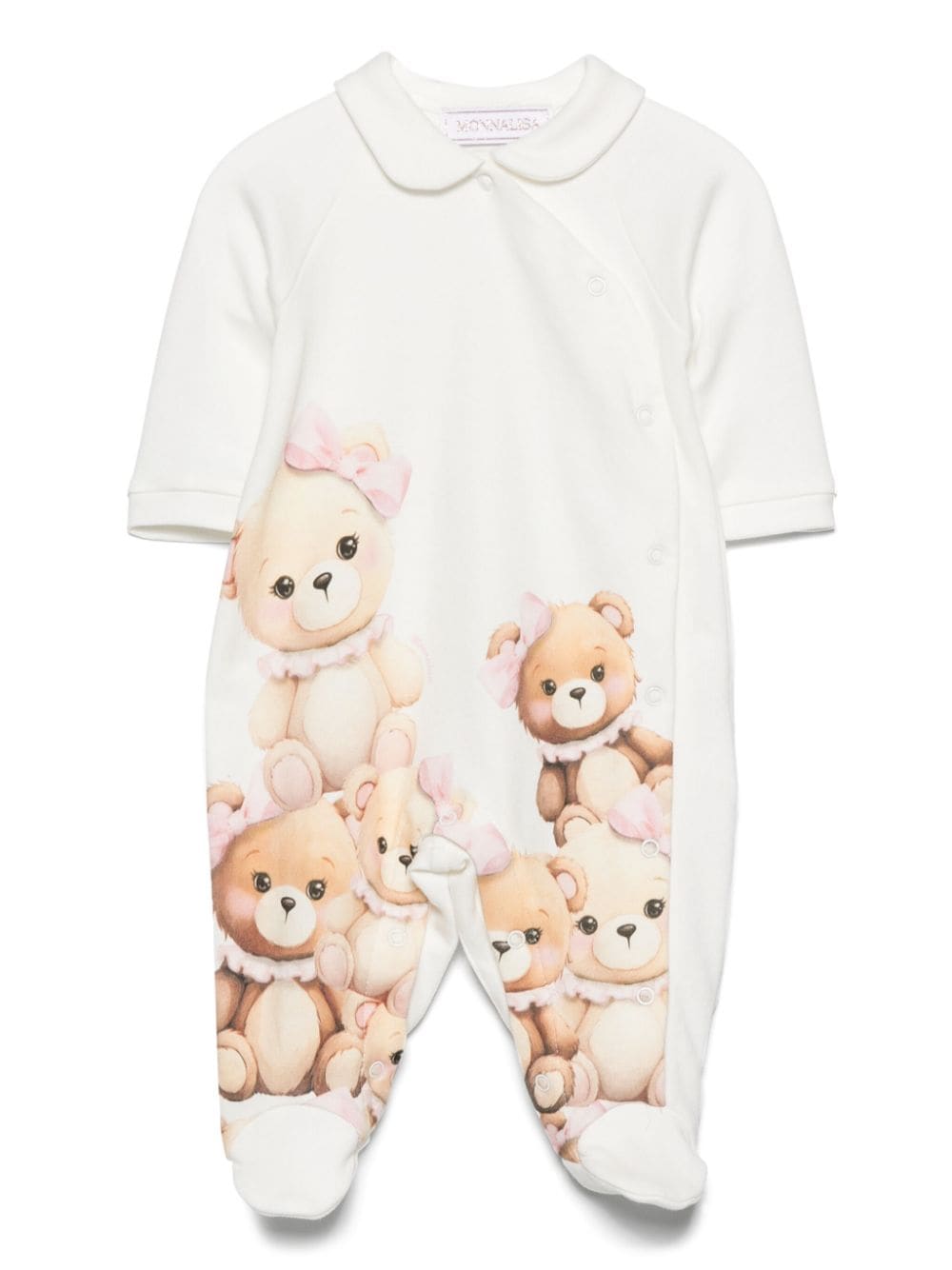 Tutina bianca Teddy Bear neonata