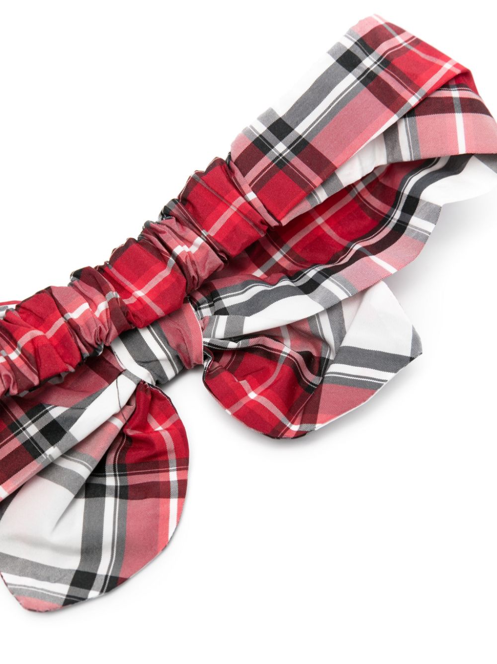 Fascia fantasia tartan rossa neonata