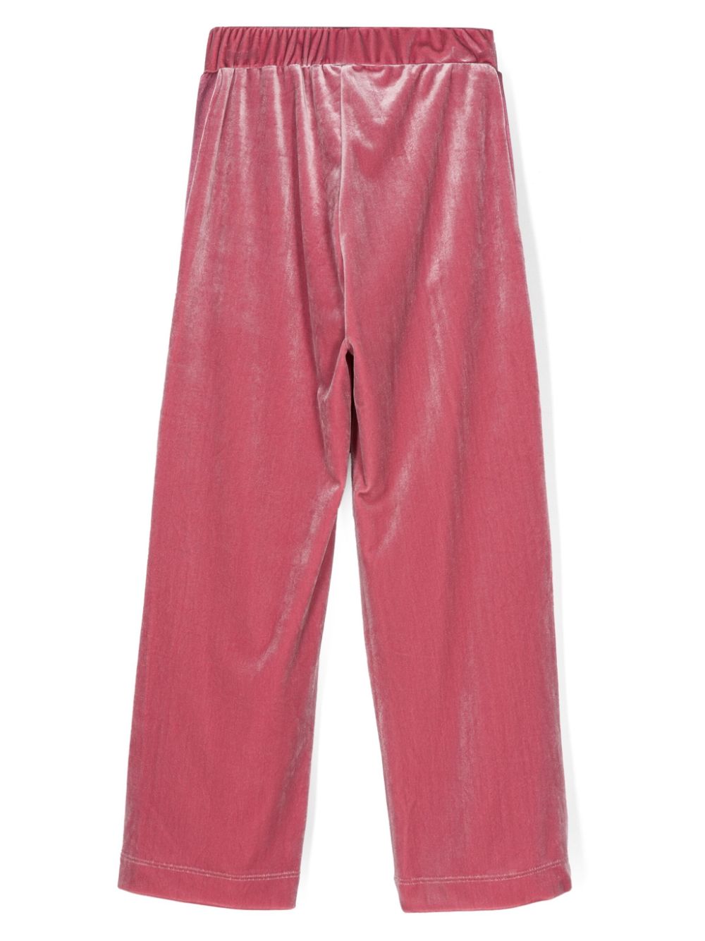 Chenille pink palazzo pants