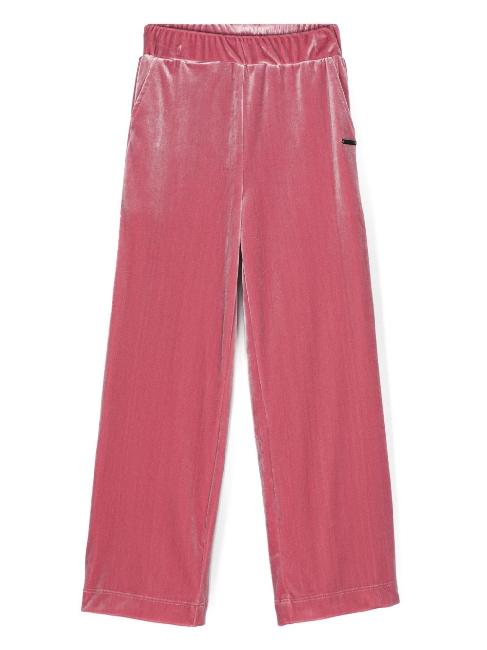 Chenille pink palazzo pants