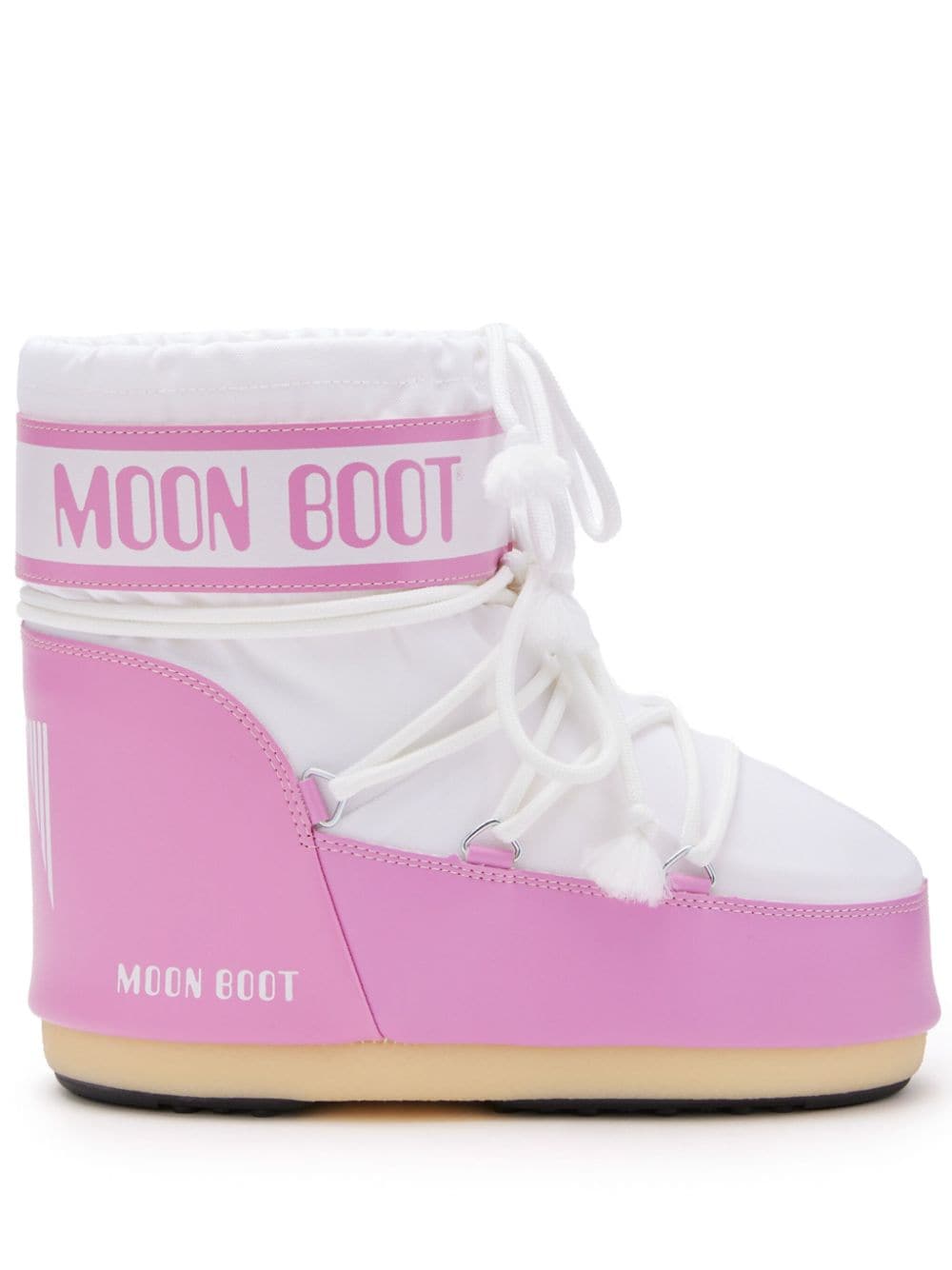 ICON LOW BIANCO/ROSA IN NYLON