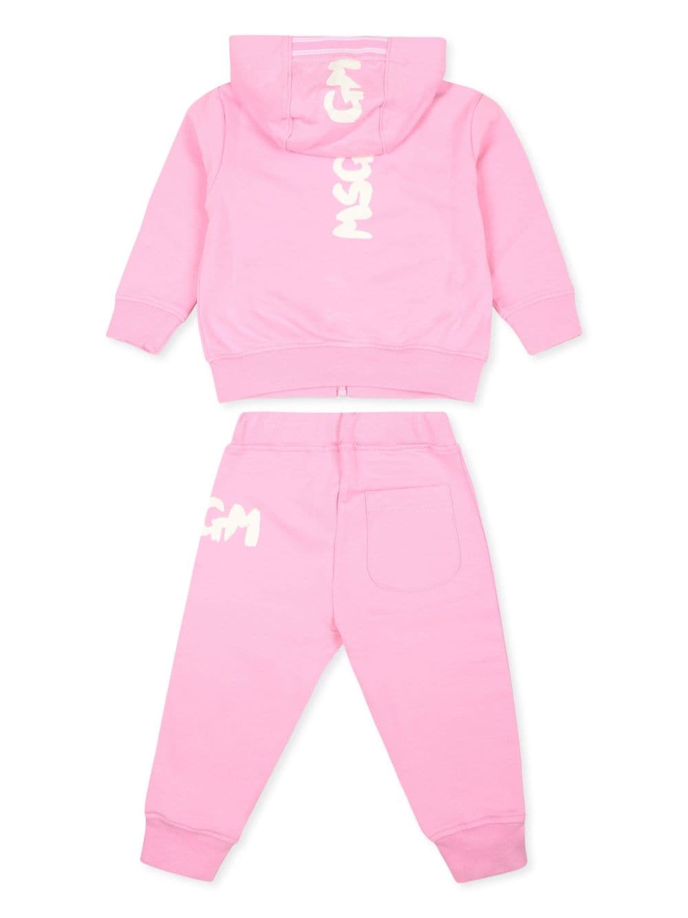 Completo sportivo rosa neonata (2pz)