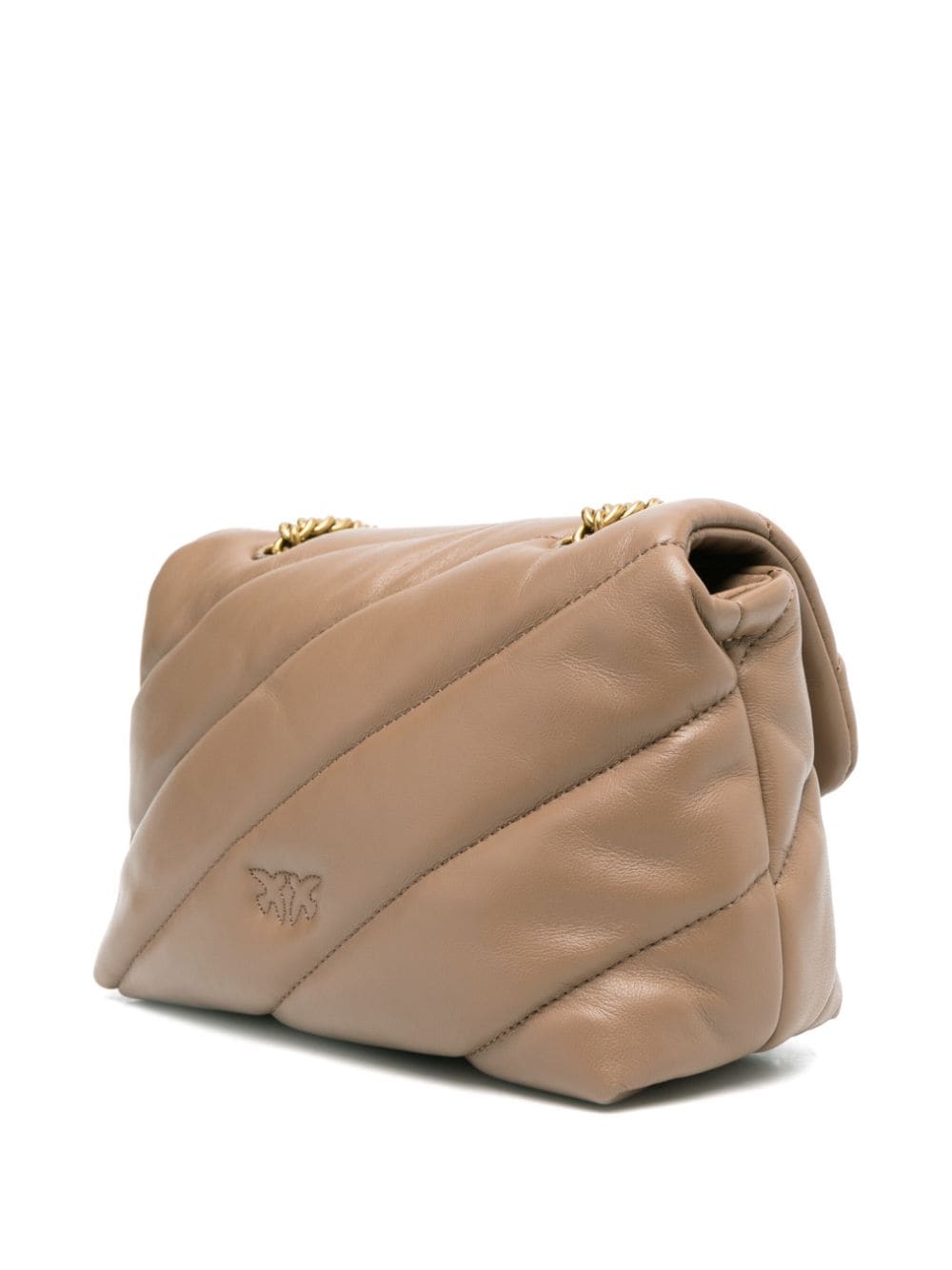 Borsa beige MINI LOVE BAG PUFF