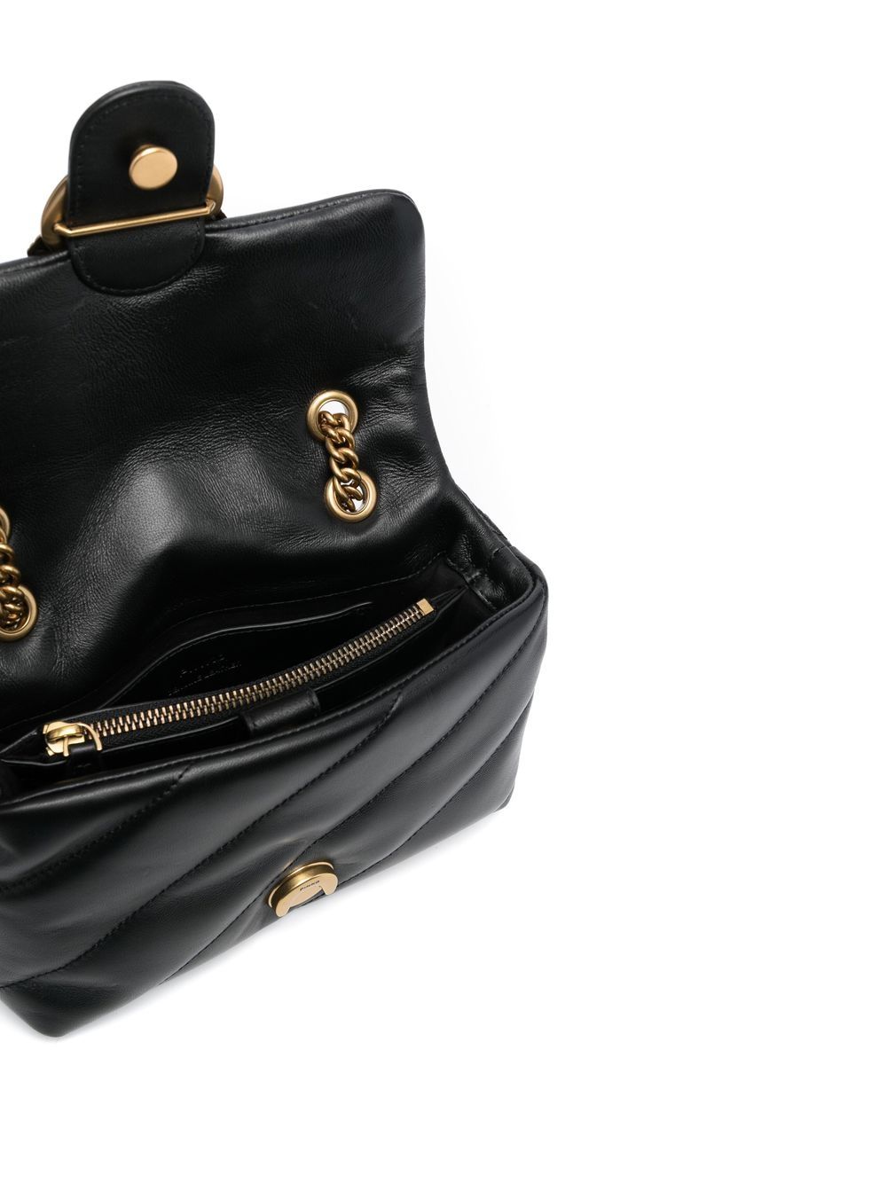 Black bag MINI LOVE BAG PUFF