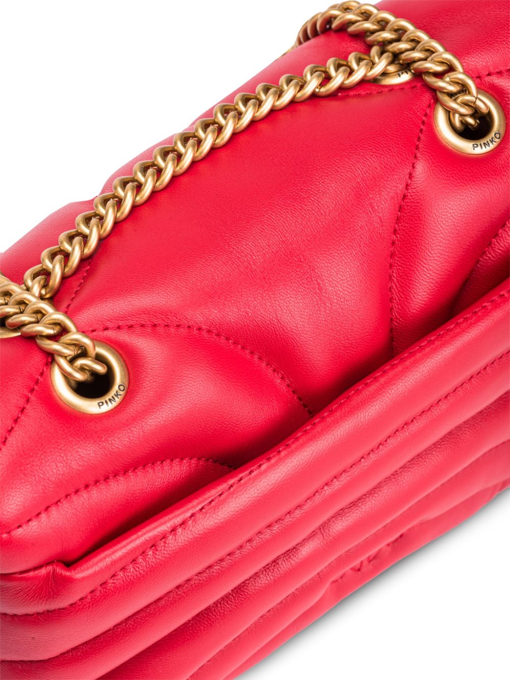 love puff mini classic red bag