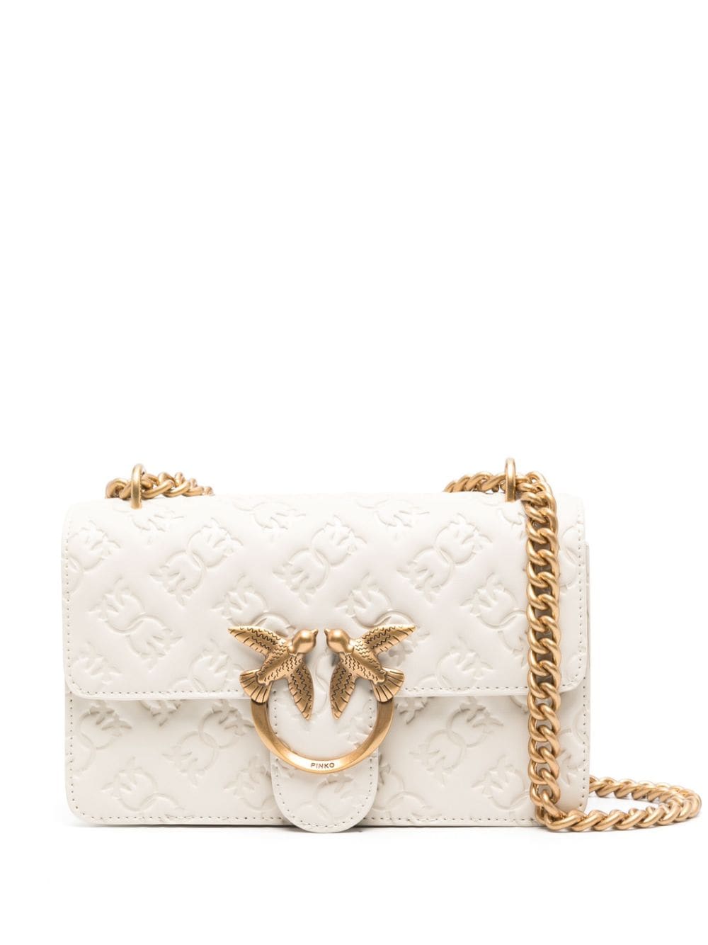 Love One mini white bag